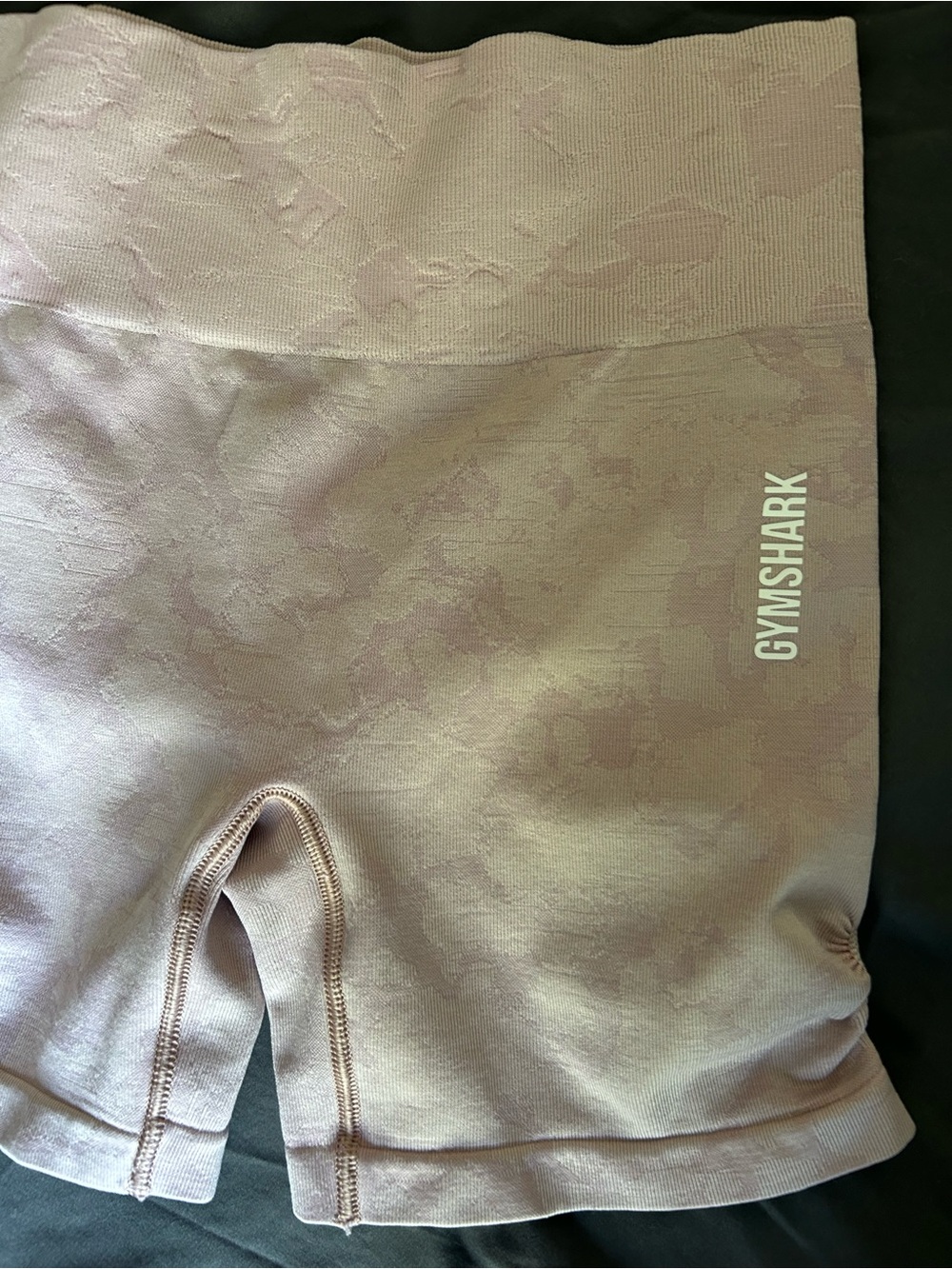 Gymshark Seamless High-Waisted Shorts in Mauve